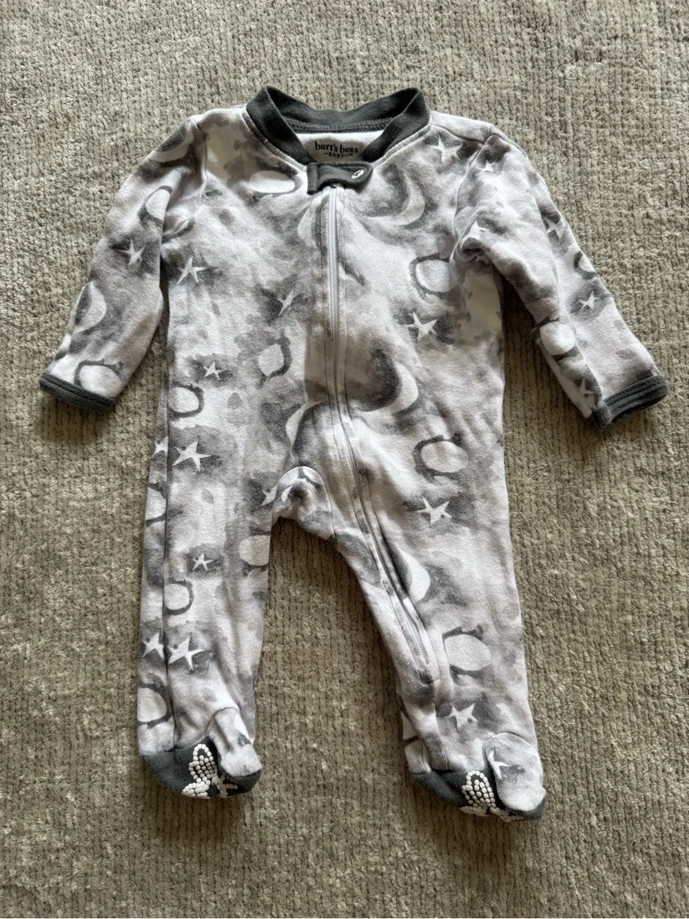 Burt’s Bees Baby Newborn Footie Pajamas Bundle Organic Cotton 3 Piece‎ Set